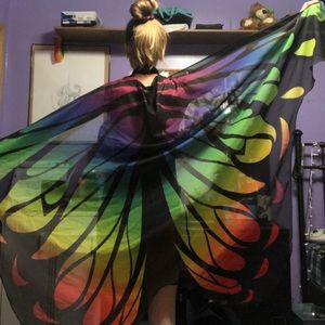 Butterfly wing cape